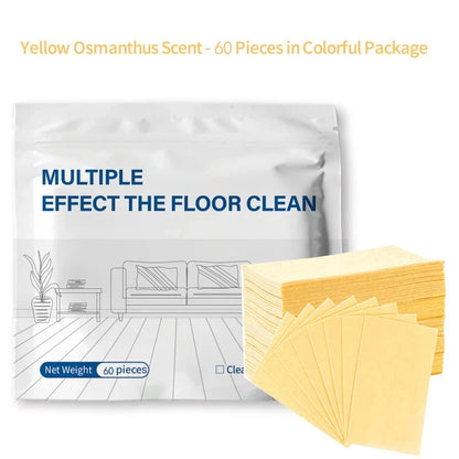 Multi-Surface Disposable Floor Cleaning Cloths – 60-Piece Pack