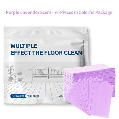 Multi-Surface Disposable Floor Cleaning Cloths – 60-Piece Pack